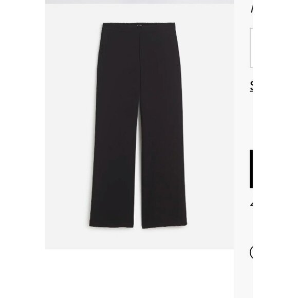 Madewell $110 Womens Petite Pull-On Straight Pants in Crepe Size PL NT493 - Picture 1 of 7